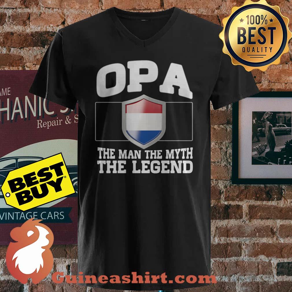 OPA The Man The Myth The Legend Netherlands Flag Emblem shirt