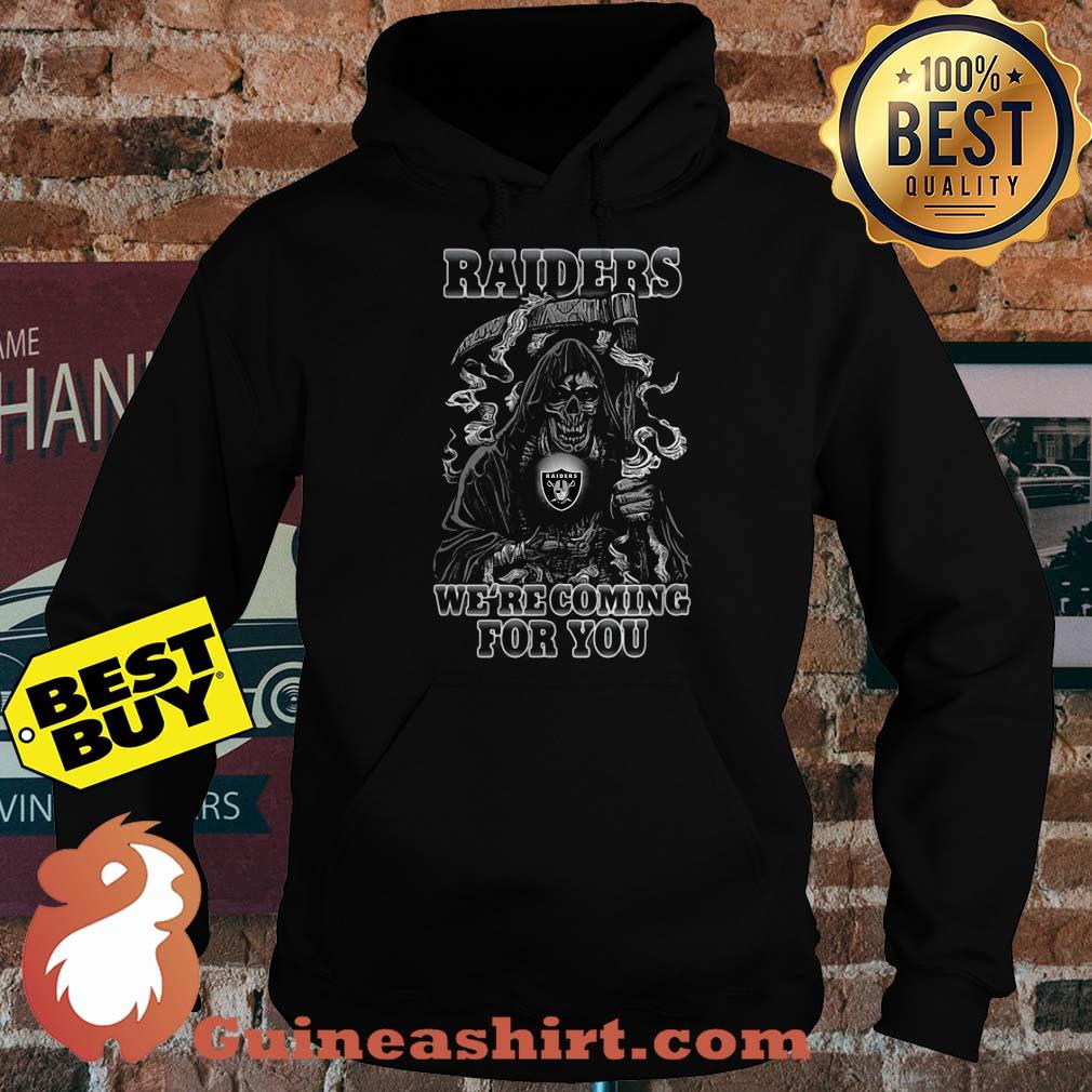 Original Halloween Oakland Raider We're Coming For You NFL hoodie