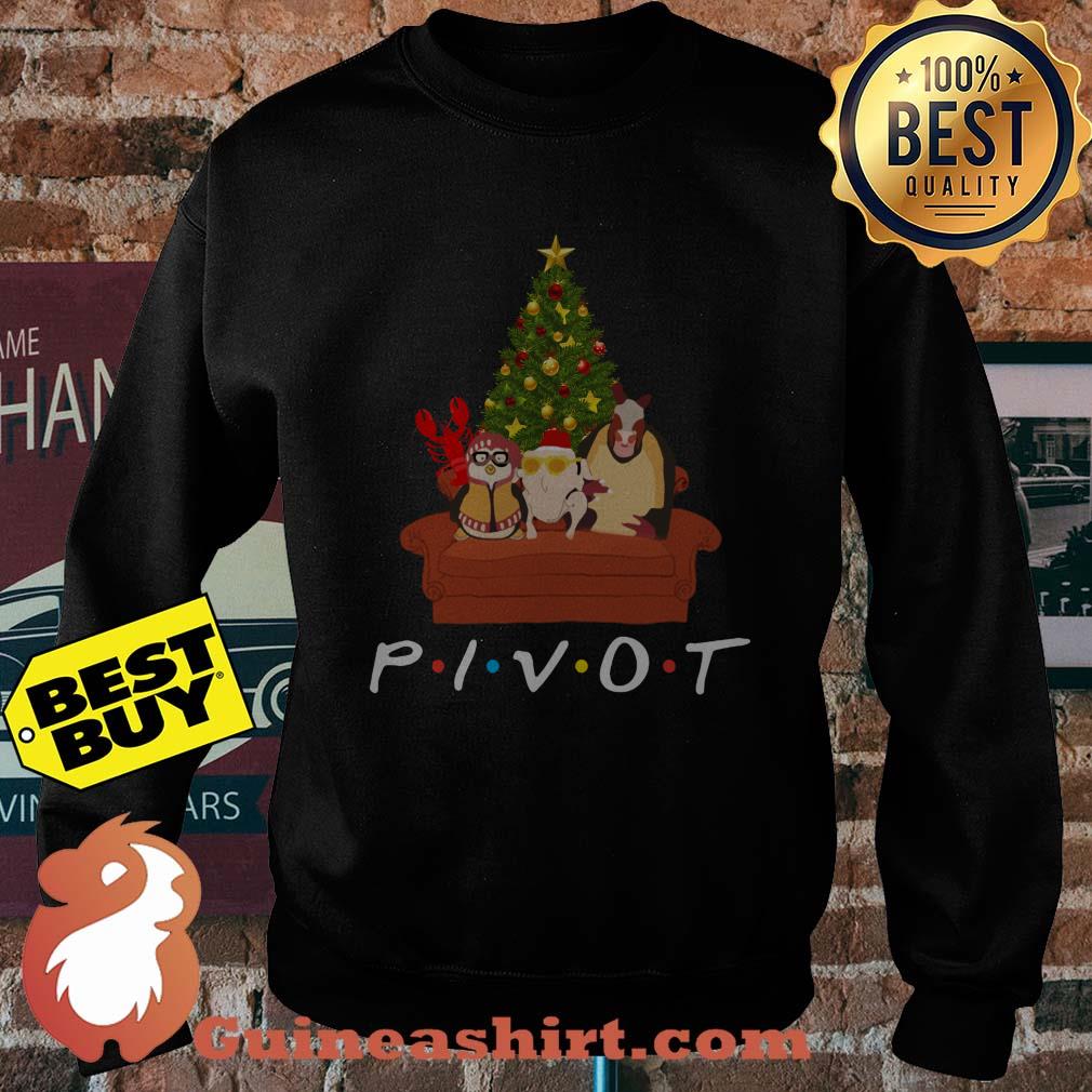 Pivot Friends TV Show Christmas Chicken Lobster sweatshirt