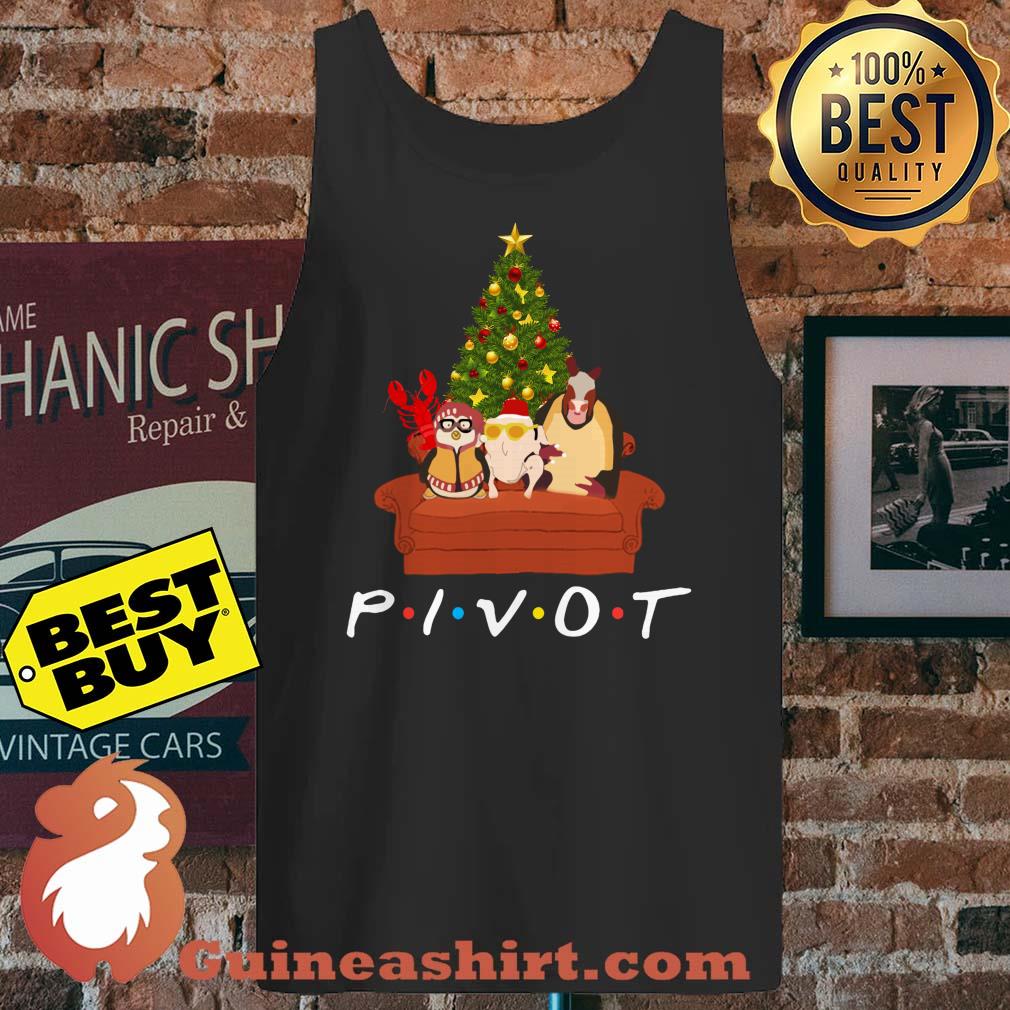 Pivot Friends TV Show Christmas Chicken Lobster tank top