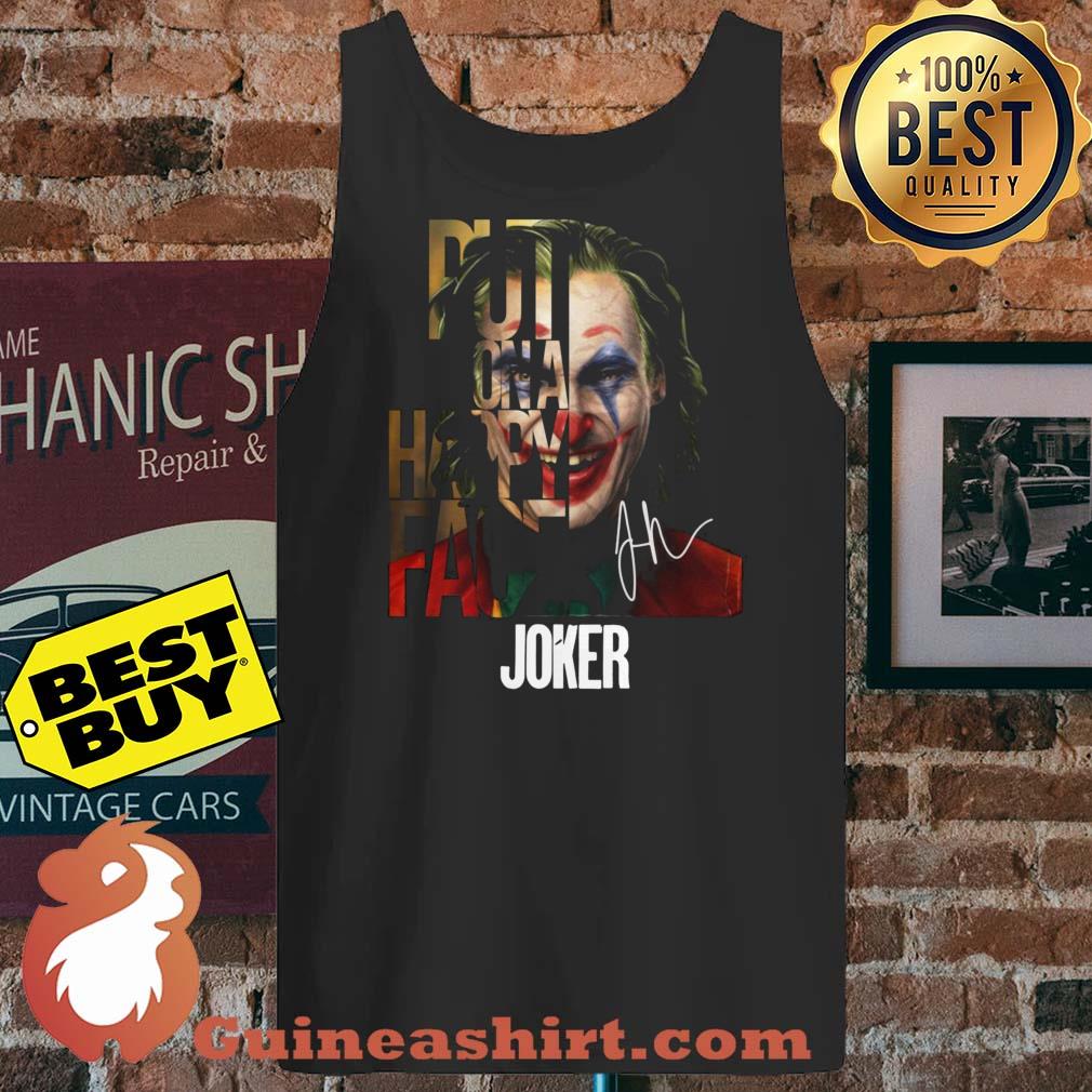 Put ona happy face Joker Signature tank top