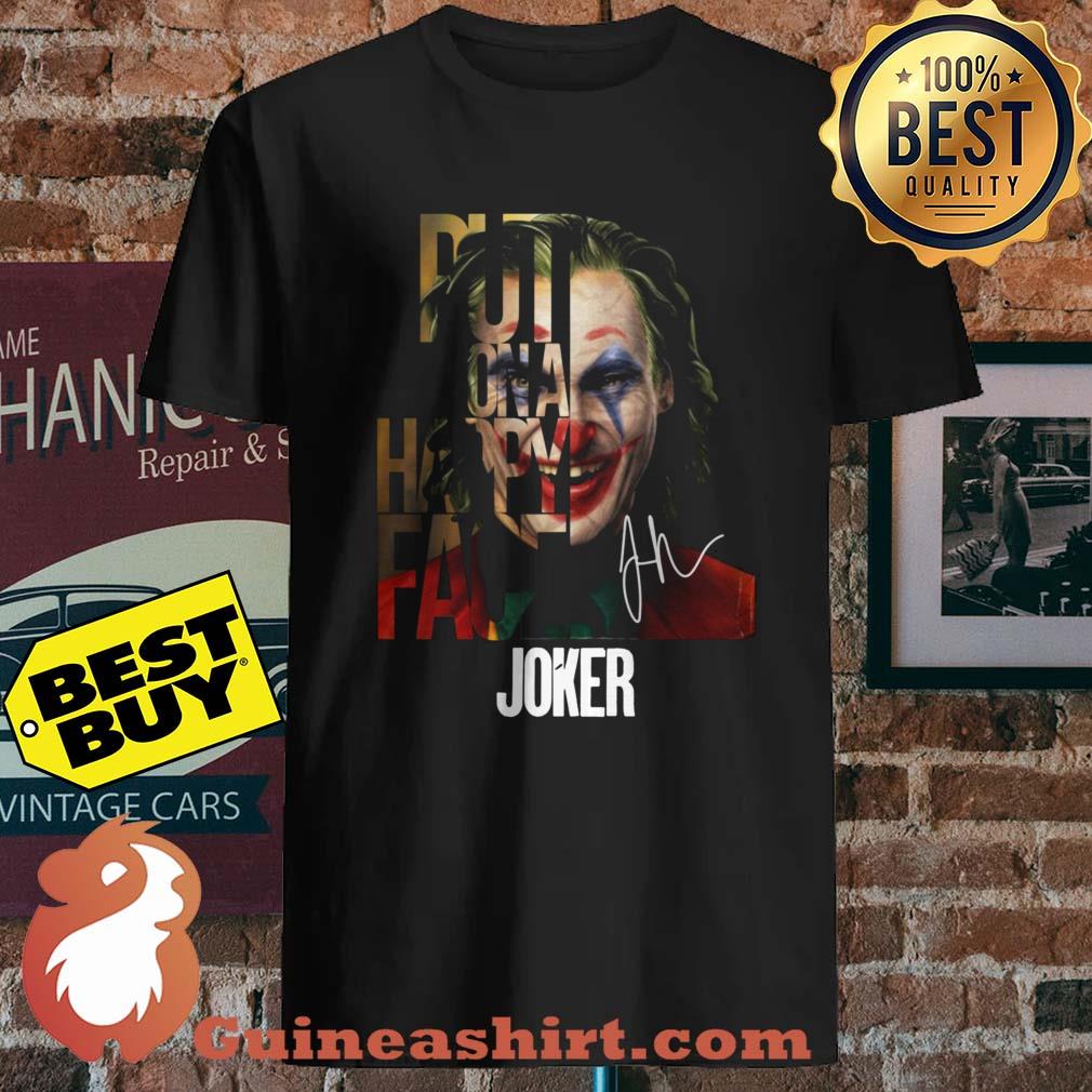 Put ona happy face Joker Signature v neck