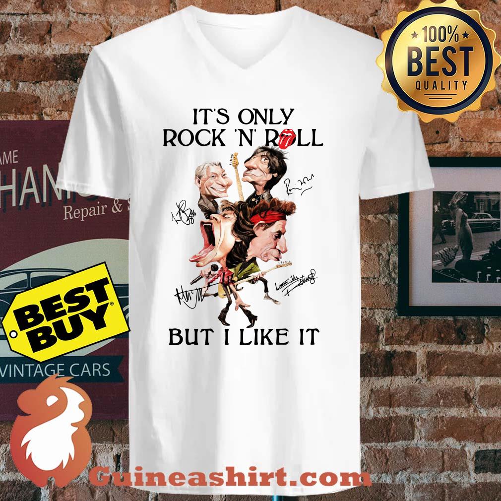 Rolling Stones It's Only Rock N Roll But I Like It Guitar Signature shirt