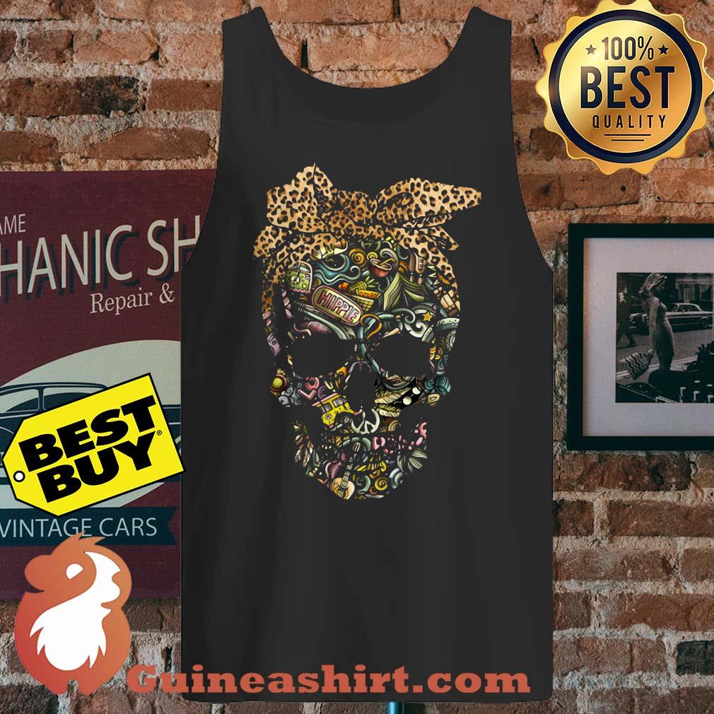 Skull hippie leopard Dandana tank top