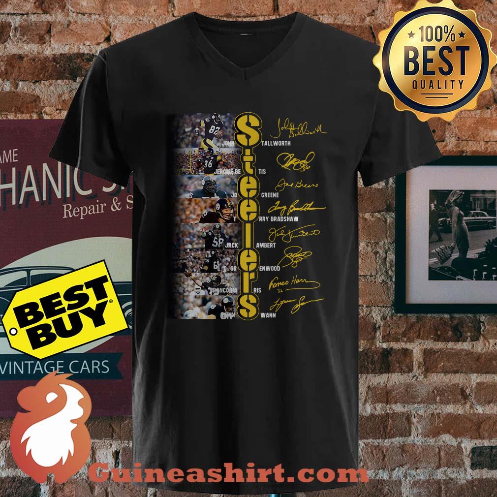 Steelers John Tamworth Jerome Bettis Joe Greene Signature shirt