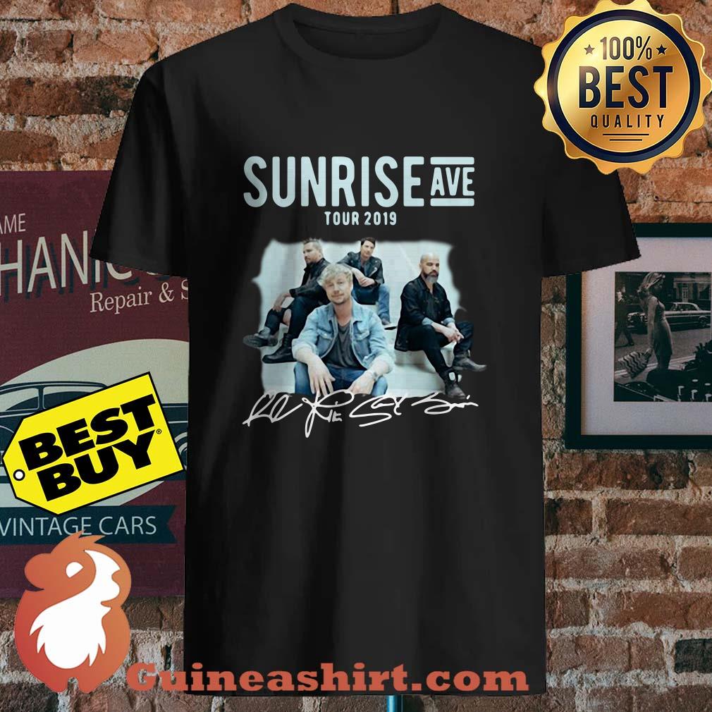 Sunrise avenue little bit love tour 2019 signature shirt