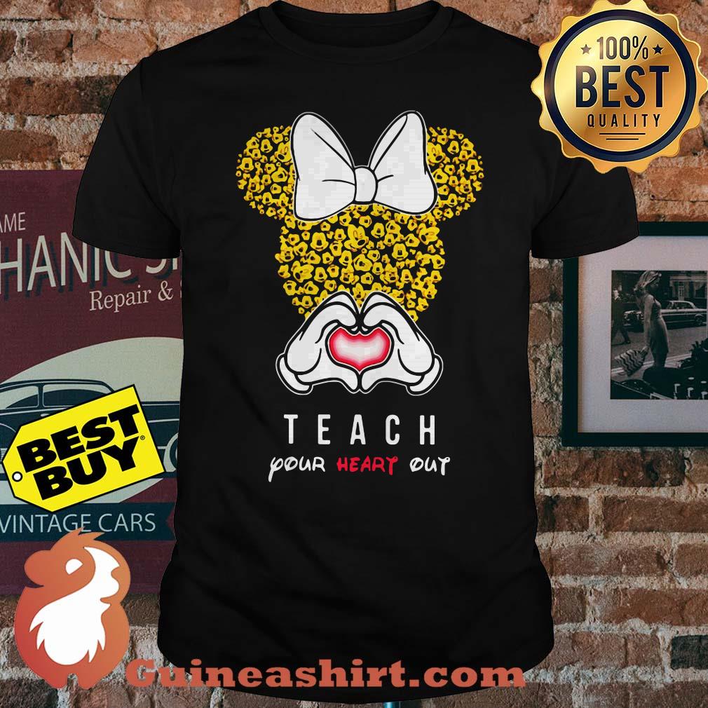 Teach your heart out Mickey mouse shirt