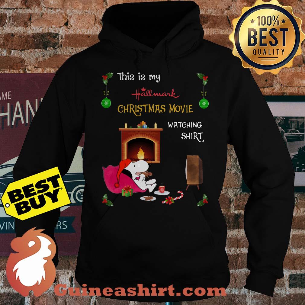This is my Hallmark Christmas movie watching Snoopy hoodie