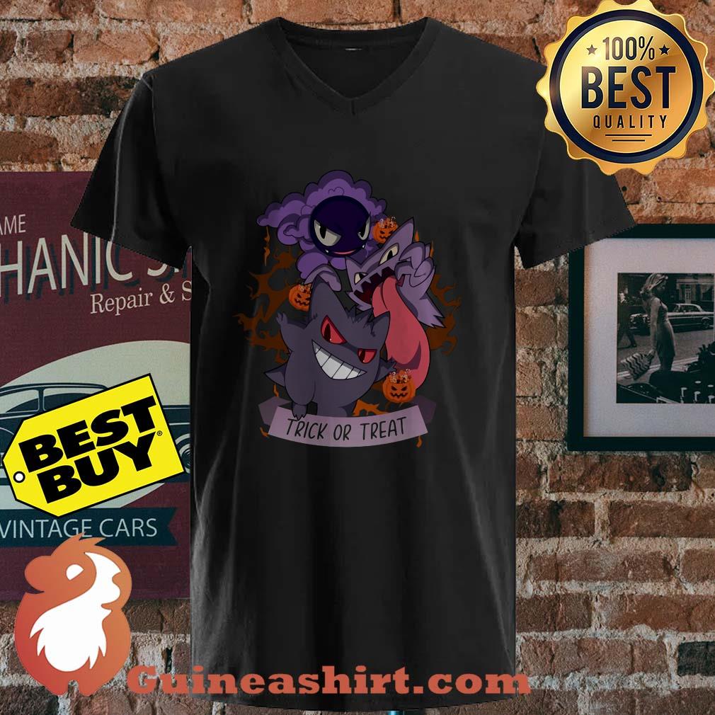 Trick or treat Gastly Haunter Gengar ladies tee