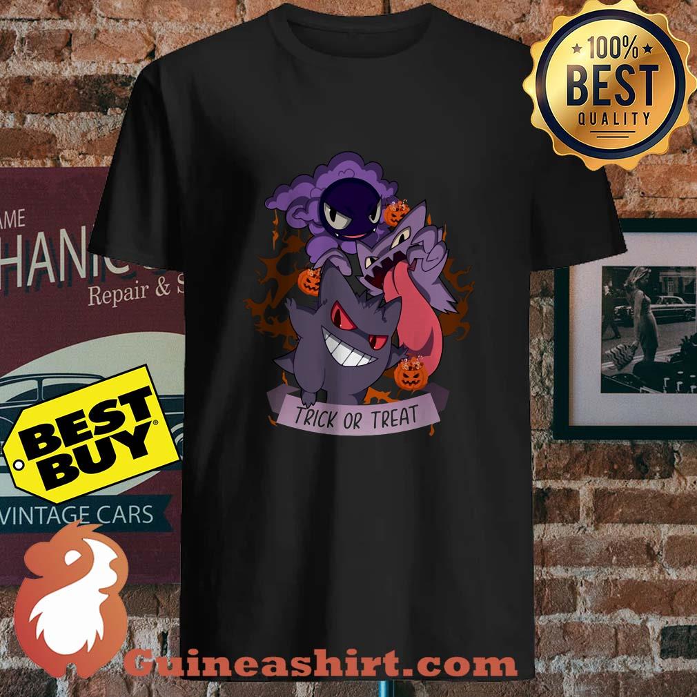 Trick or treat Gastly Haunter Gengar shirt