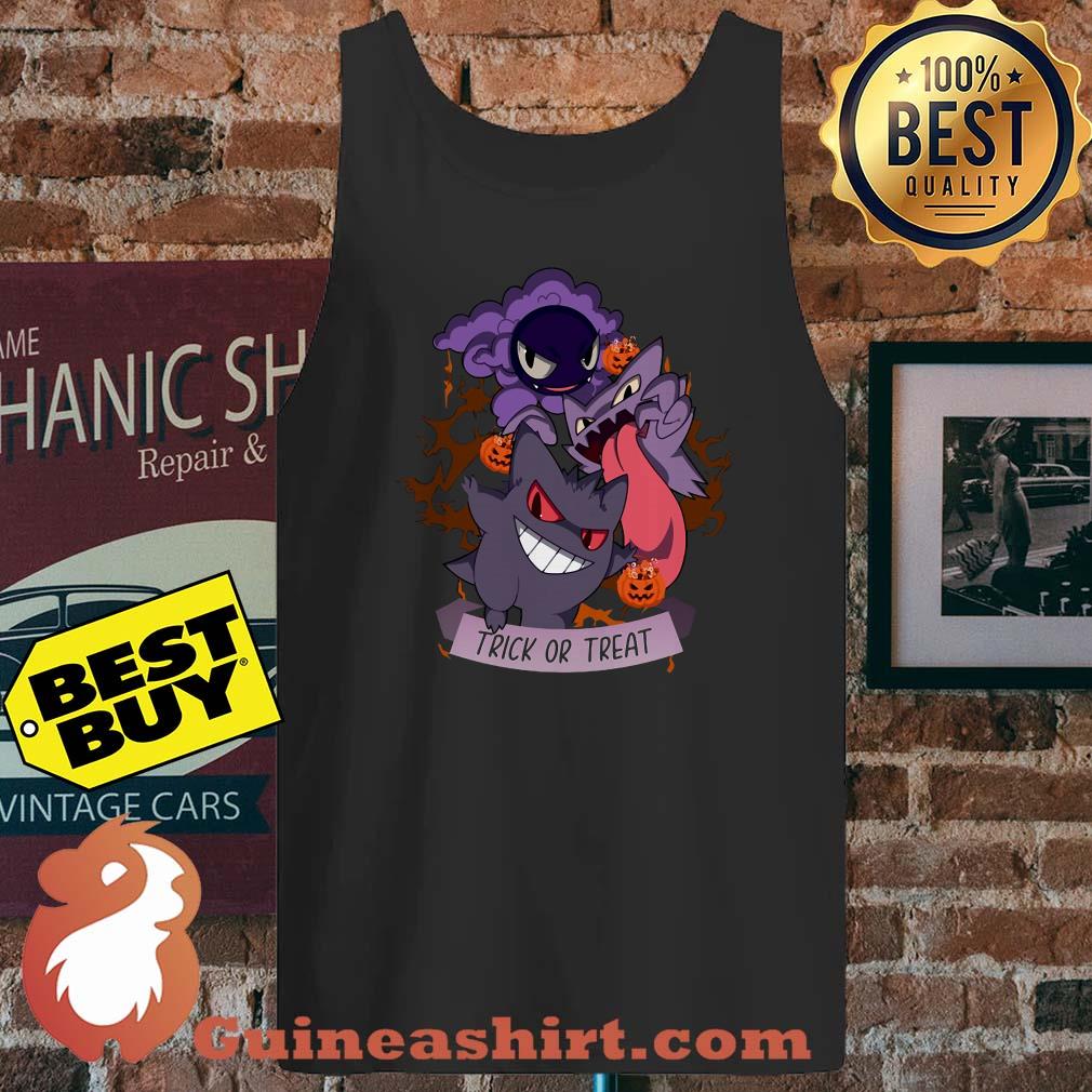 Trick or treat Gastly Haunter Gengar tank top