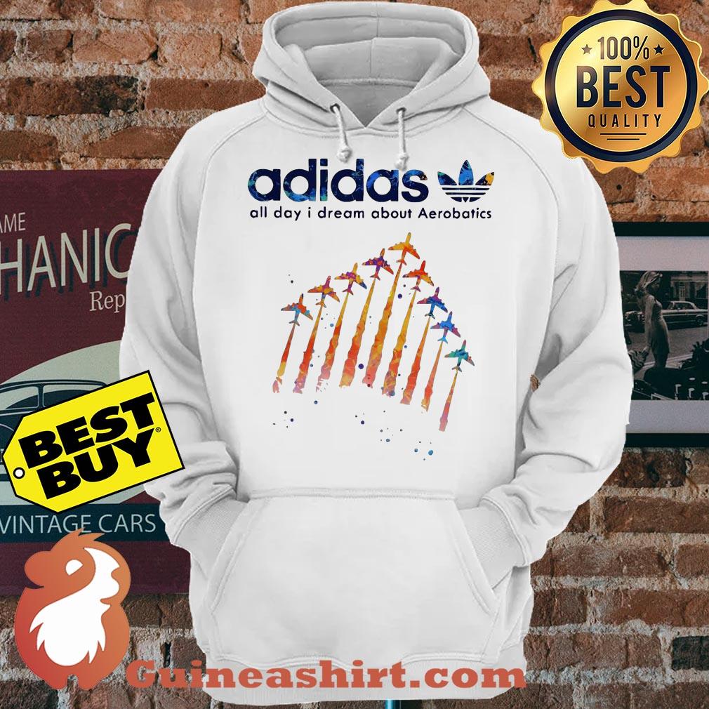 Adidas All Day I Dream About Aerobatics Planes Logo hoodie