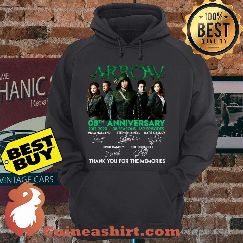 Arrow 08th Anniversary Thank You For The Memories Signature hoodie