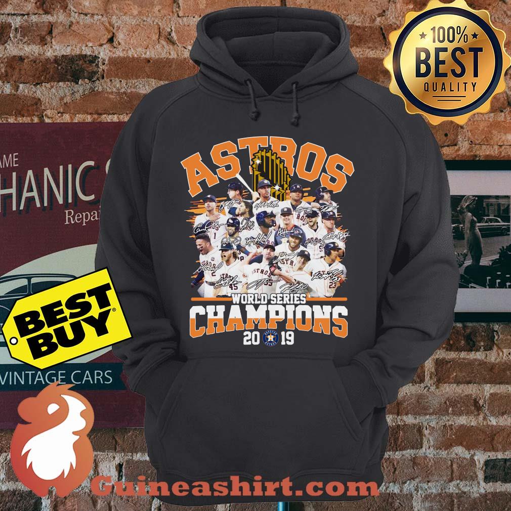 Astros World Series Champions 2019 Logo Signature hoodie