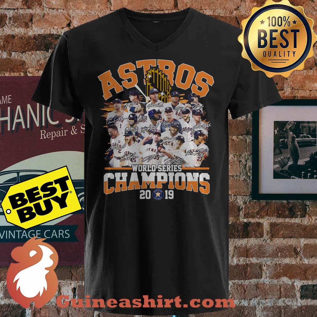 Astros World Series Champions 2019 Logo Signature shirt