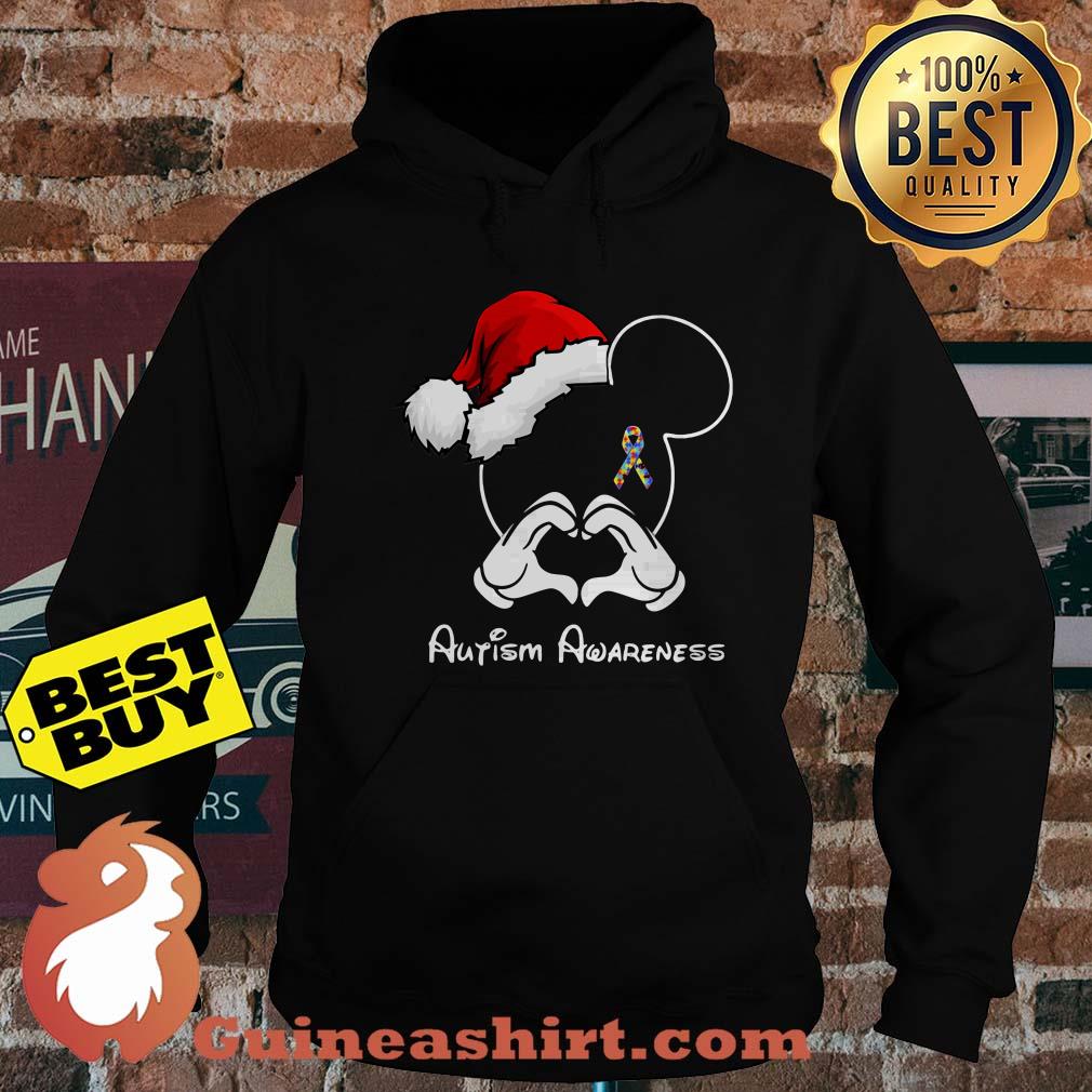 Autism Awareness Mickey Christmas Bow Tie hoodie
