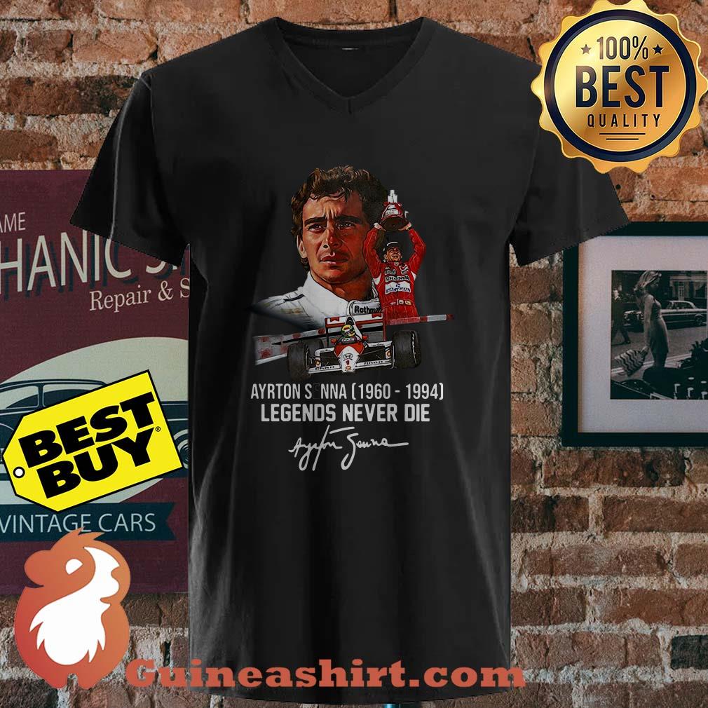 Ayrton Senna 1960 1994 Legends Never Die Signature shirt