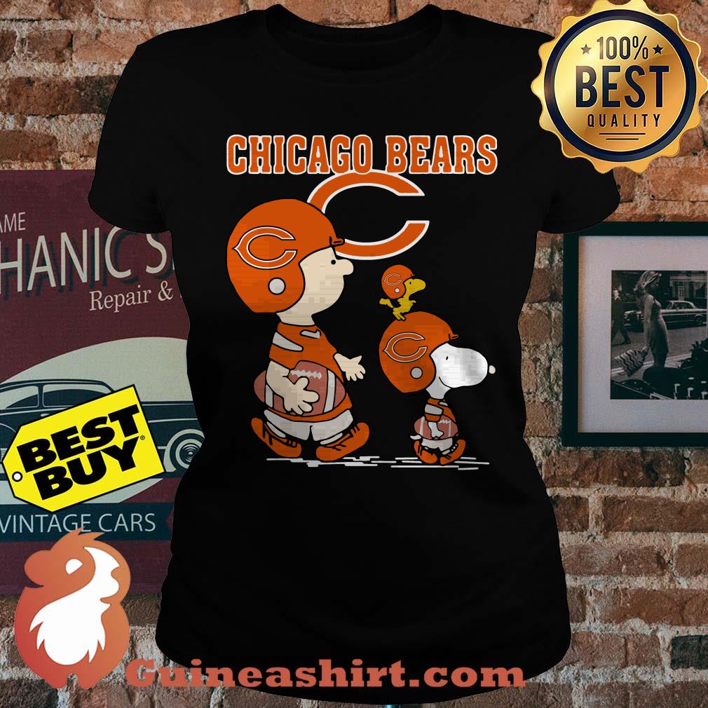 Chicago Bears Let’s Play Football Together Snoopy NFL ladies tee