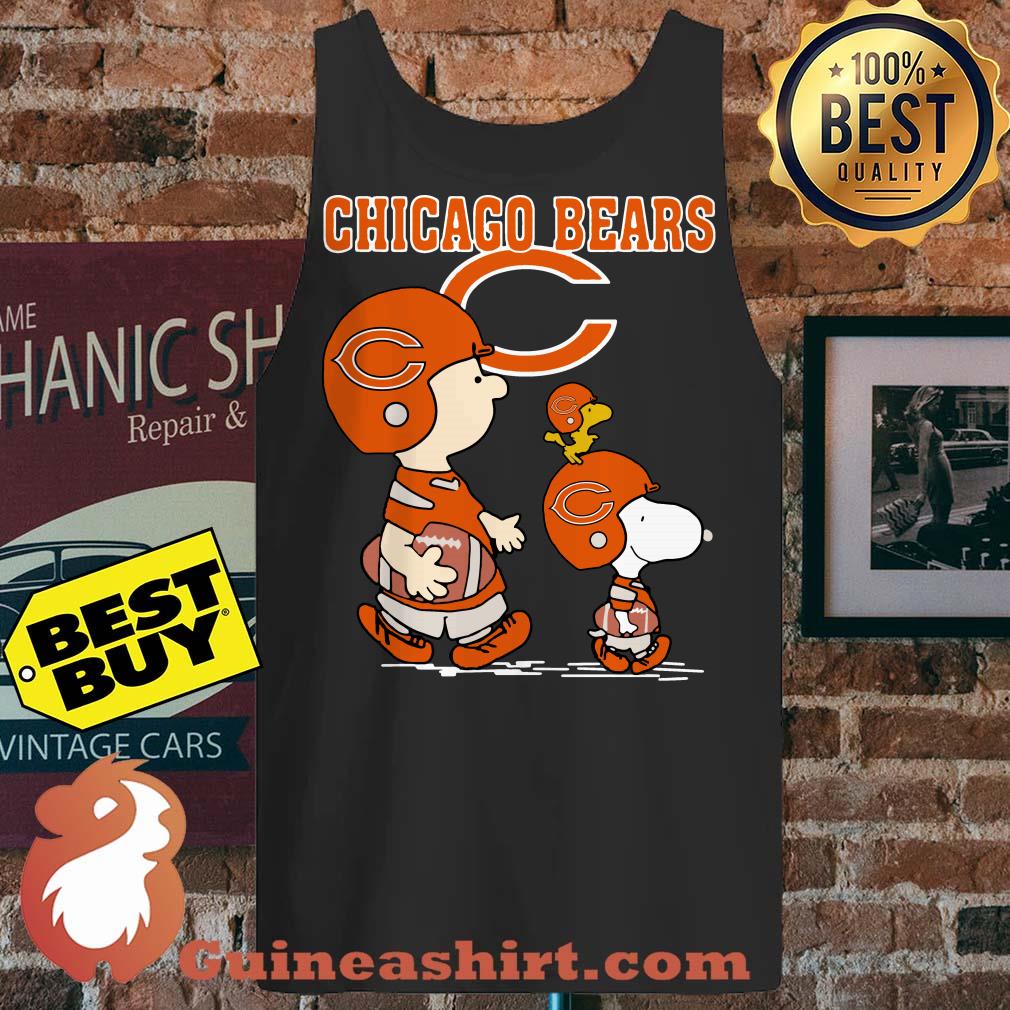 Chicago Bears Let’s Play Football Together Snoopy NFL tank top