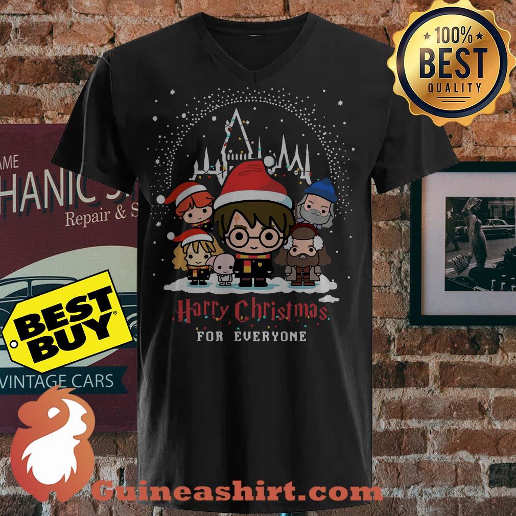 Harry Potter Chipi Disney Harry Christmas For Everyone v neck