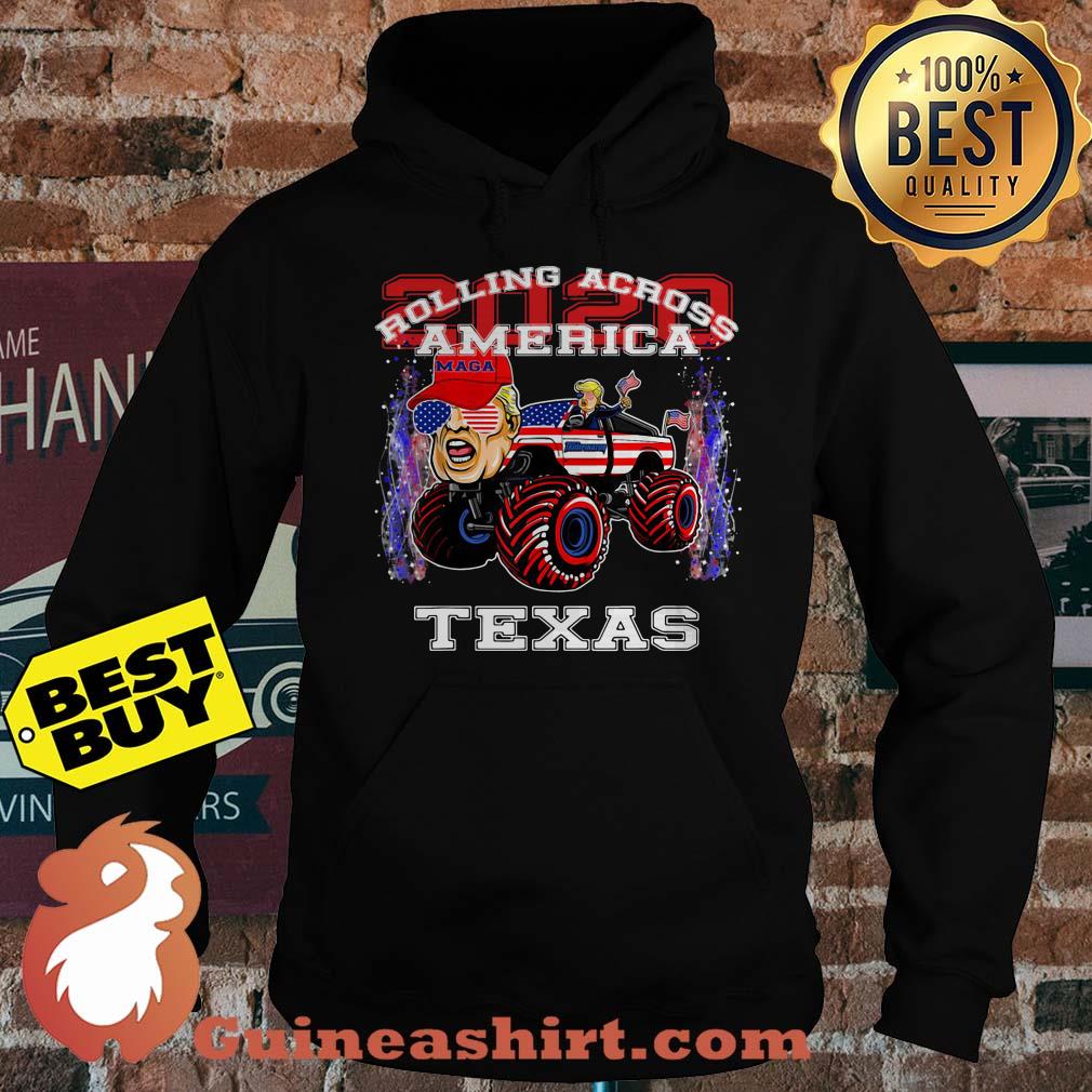 Donald Trump Rolling Across America Texas 2020 Republican hoodie