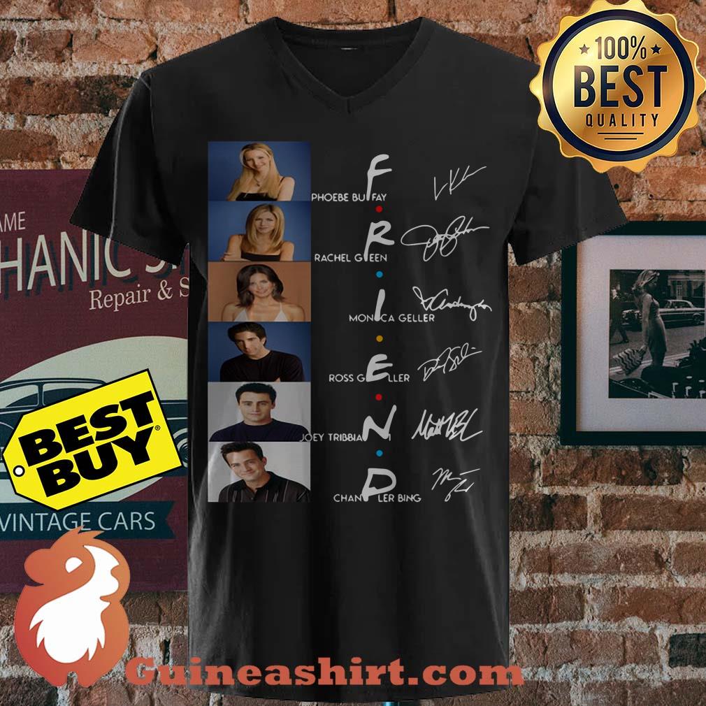 Friend TV Show Character Signature v neck