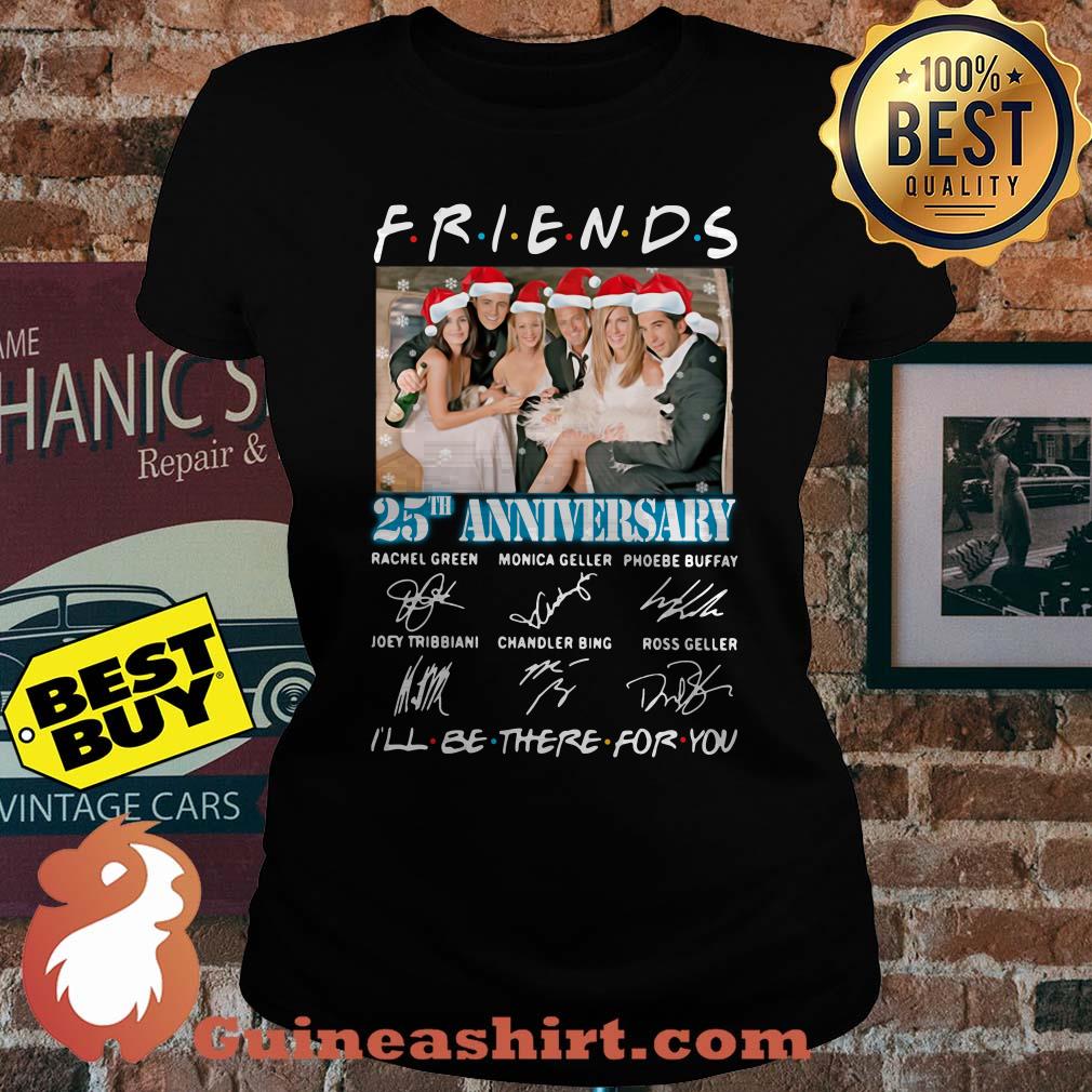 Friends TV Show 25th Anniversary I'll Be There For You Signature Christmas ladies tee