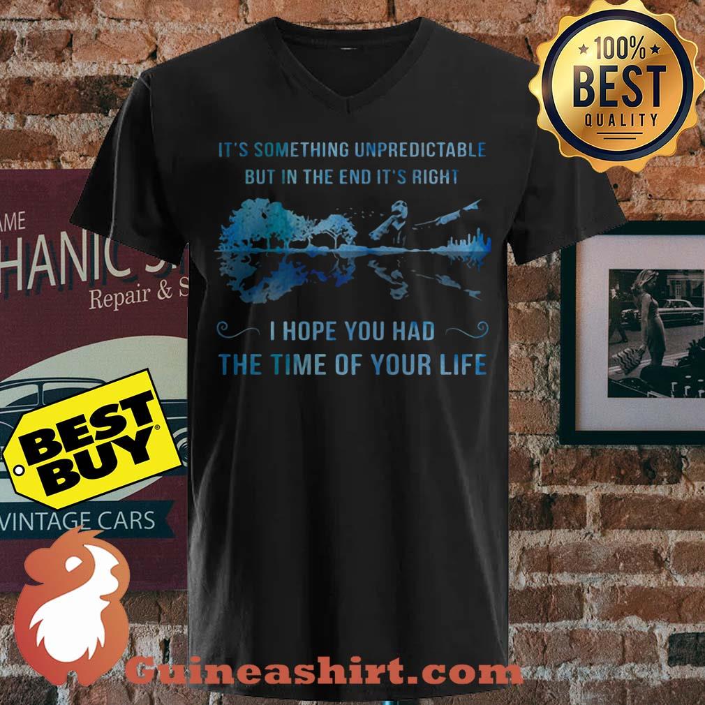 Green Day Guitar It’s Something Unpredictable But In The End It’s Right v neck