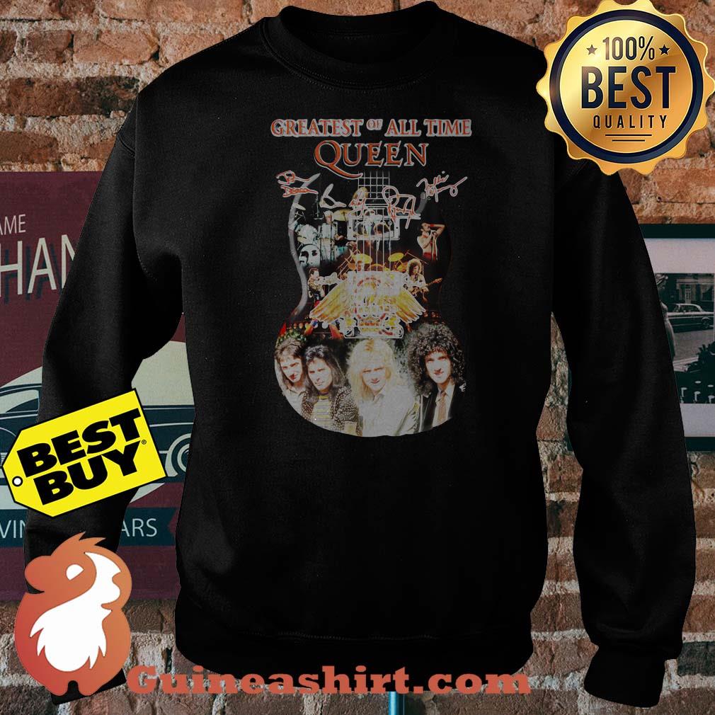 Guitar Greatest Of All Time Queen Signatures sweatshirt