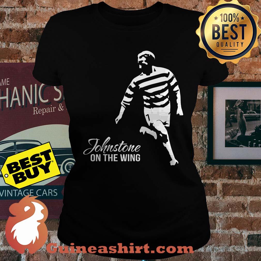 Jinky Iconic Ringer Johnstone On The Wing ladies tee