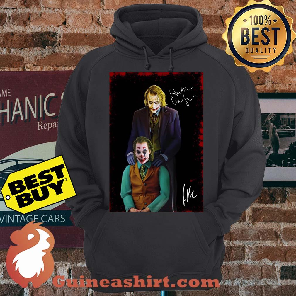 Joker Heath Ledger Joaquin Phoenix Signature hoodie