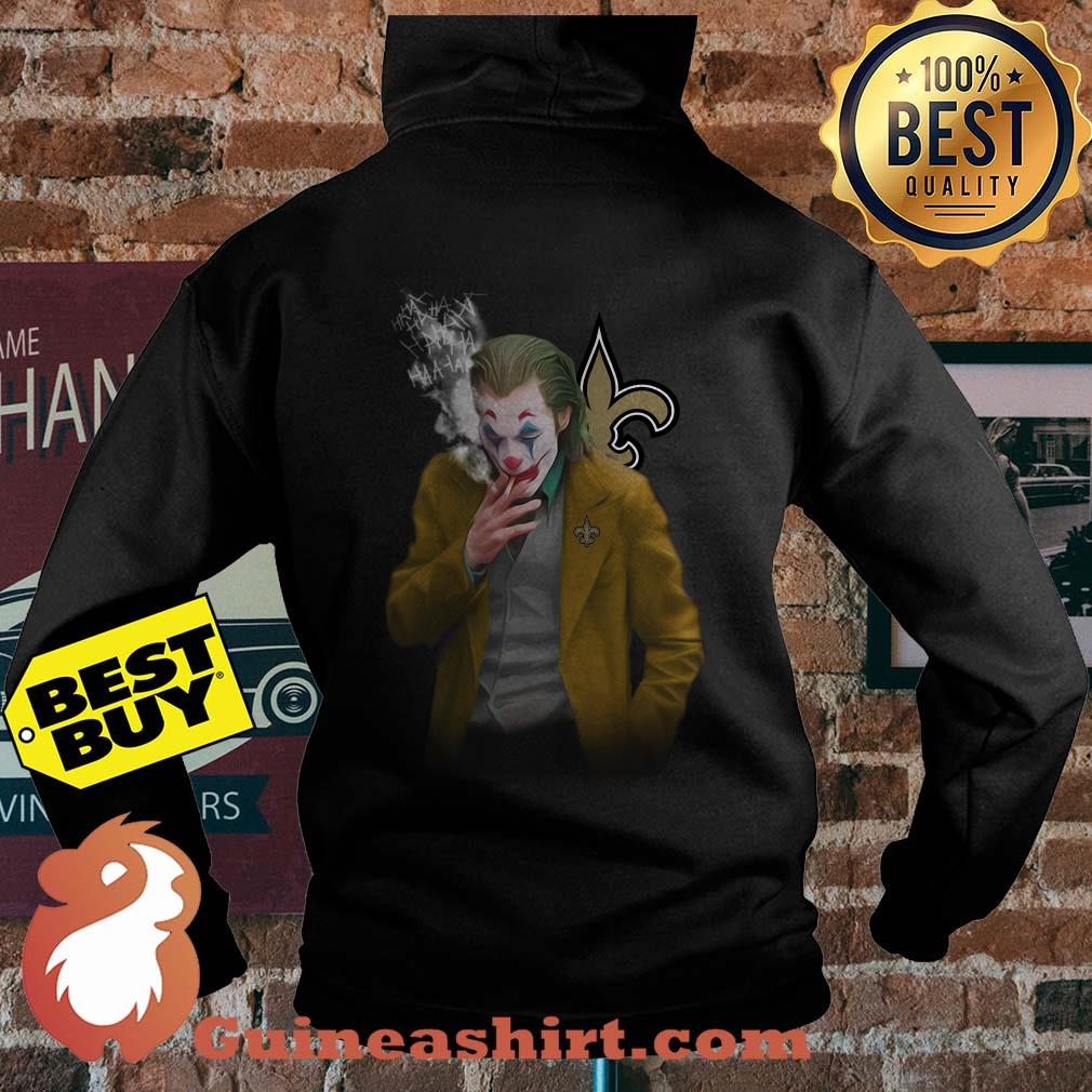 Joker Joaquin Phoenix New Orleans Saints Logo hoodie