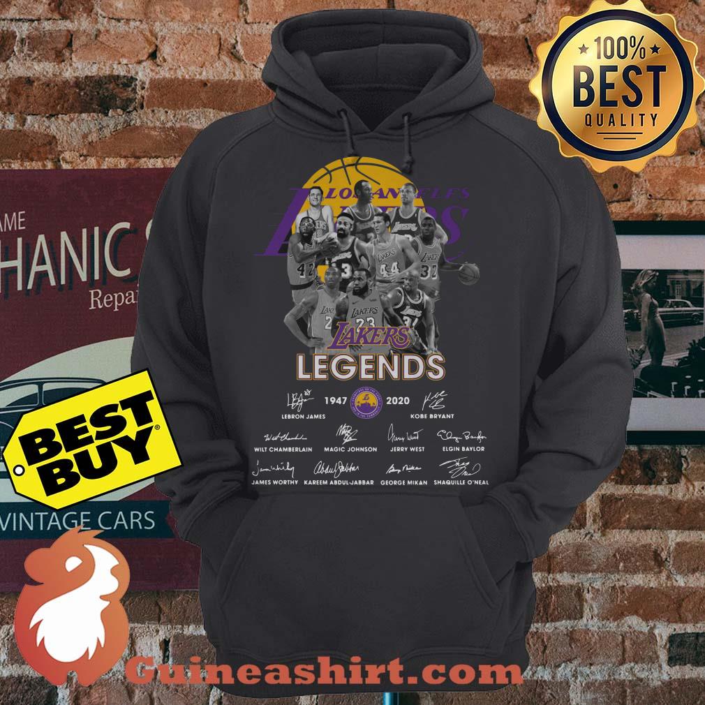 Los Angeles Lakers Legends 1947 2020 Signatures hoodie