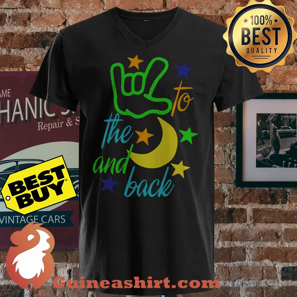 I Love You To The Moon And Back Hand Star shirt
