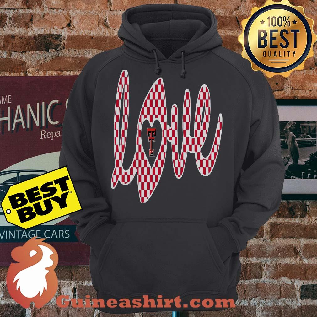 Love Texas Tech Red Raiders Football Pattern Gameday hoodie