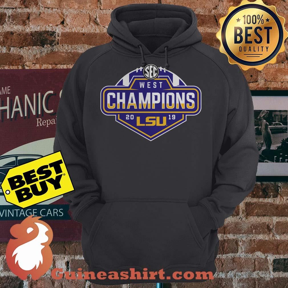 LSU Tigers Fanatics Branded 2019 SEC West Football Division Champions hoodie