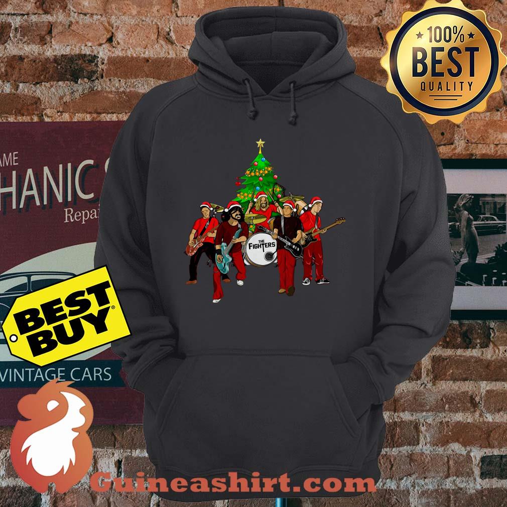 Merry Christmas Foo Fighters Play Guitar hoodie
