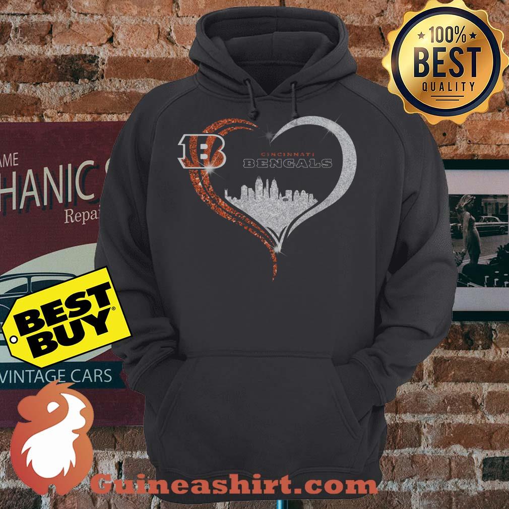 NFL Cincinnati Bengals Heart hoodie