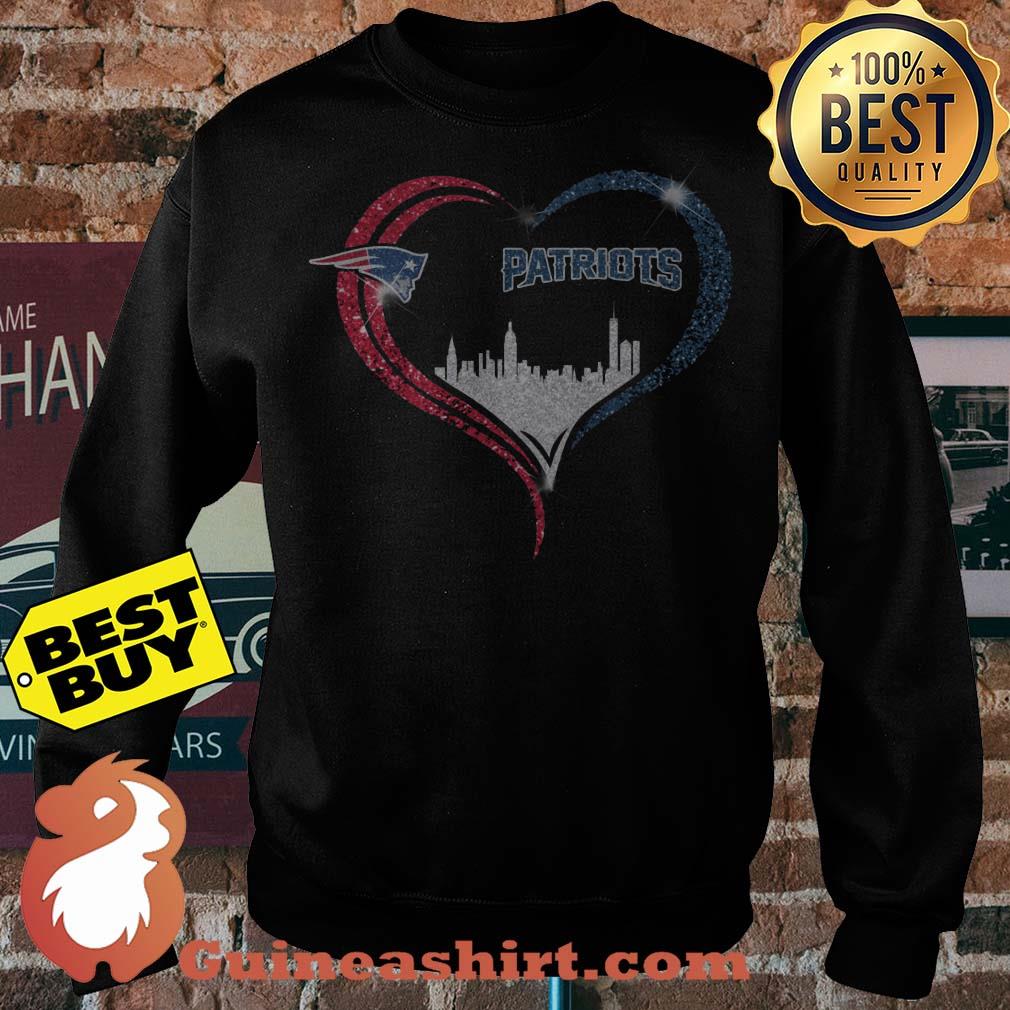 Patriots New England Football Heart City Logo Sweatshirt