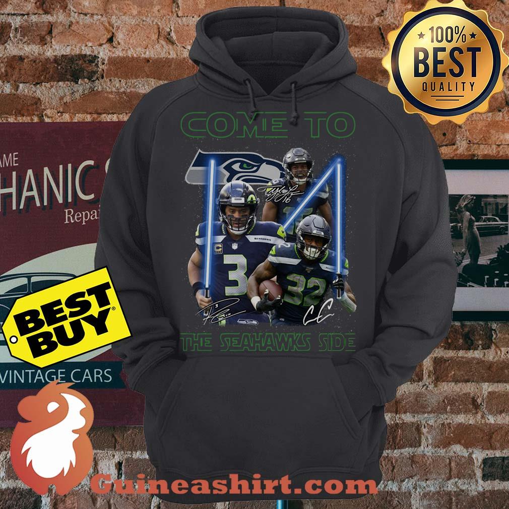 Seattle Seahawks Come To The Seahawks Side Star Wars Signature hoodie