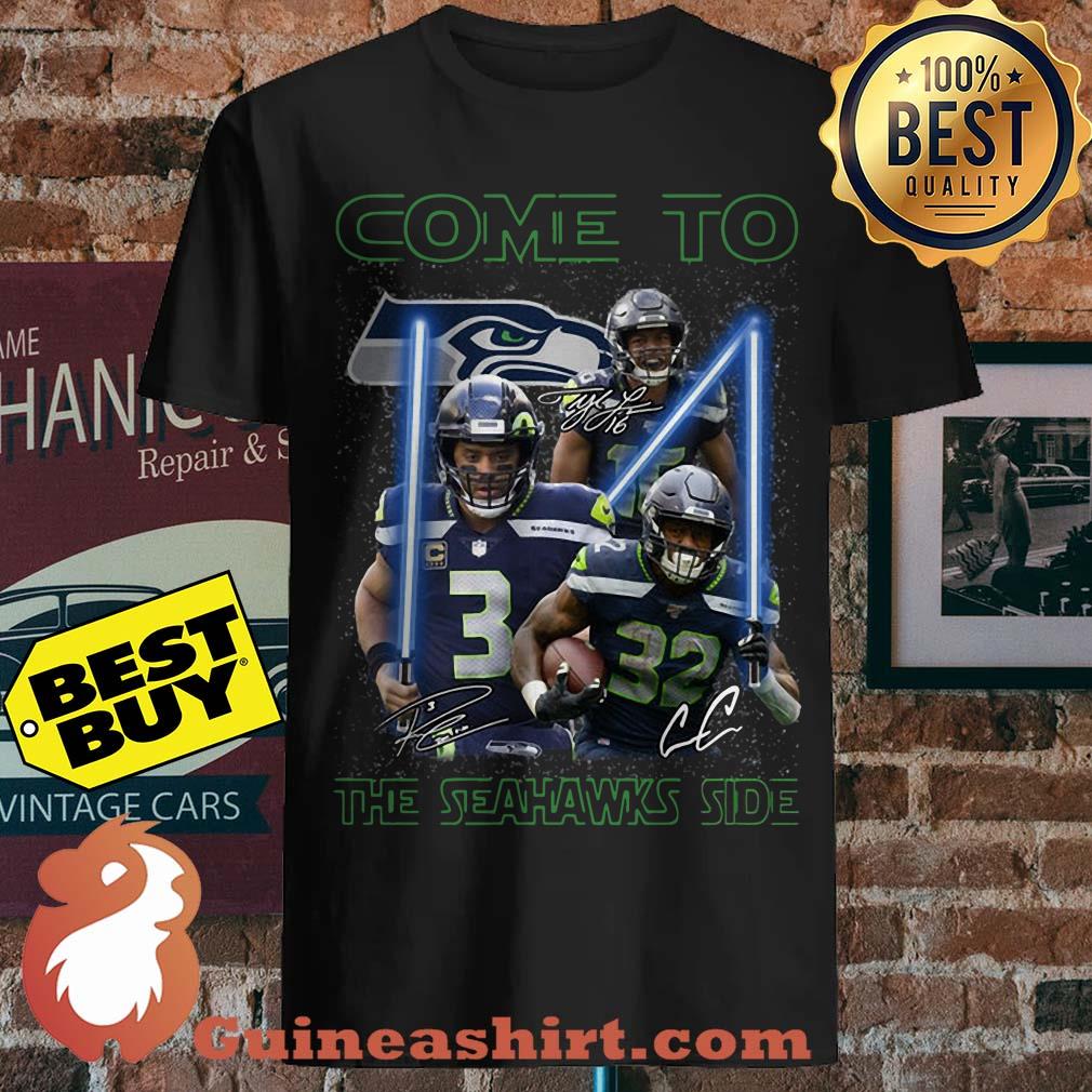 Seattle Seahawks Come To The Seahawks Side Star Wars Signature shirt
