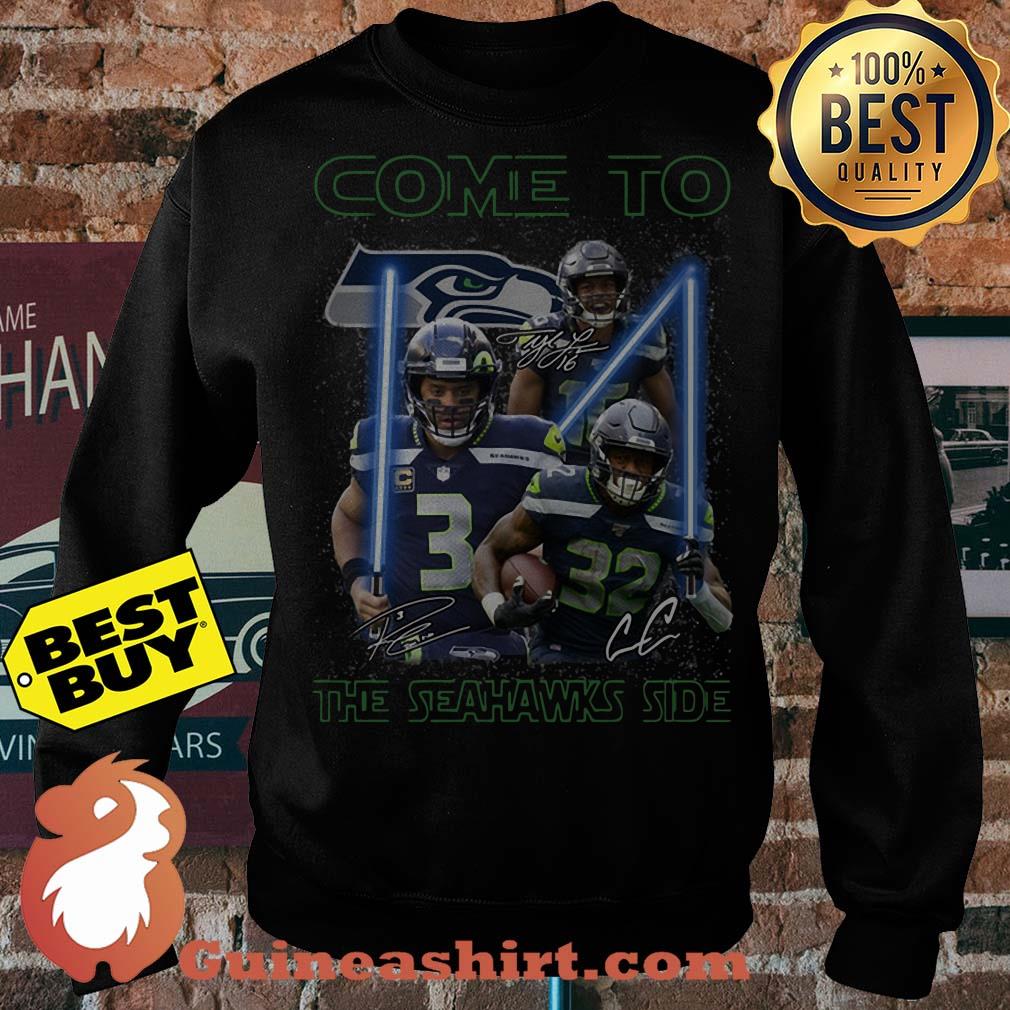 Seattle Seahawks Come To The Seahawks Side Star Wars Signature sweatshirt