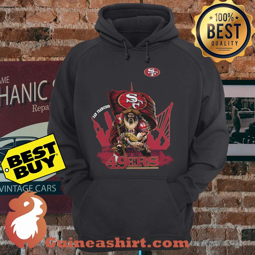 SF Niners San Francisco Niners 49ers Mascot Vector Logo hoodie