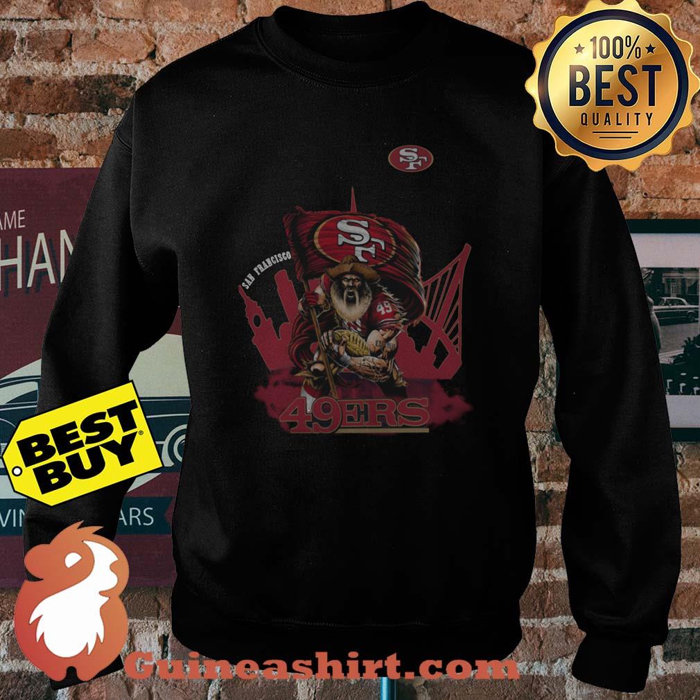 SF Niners San Francisco Niners 49ers Mascot Vector Logo sweatshirt