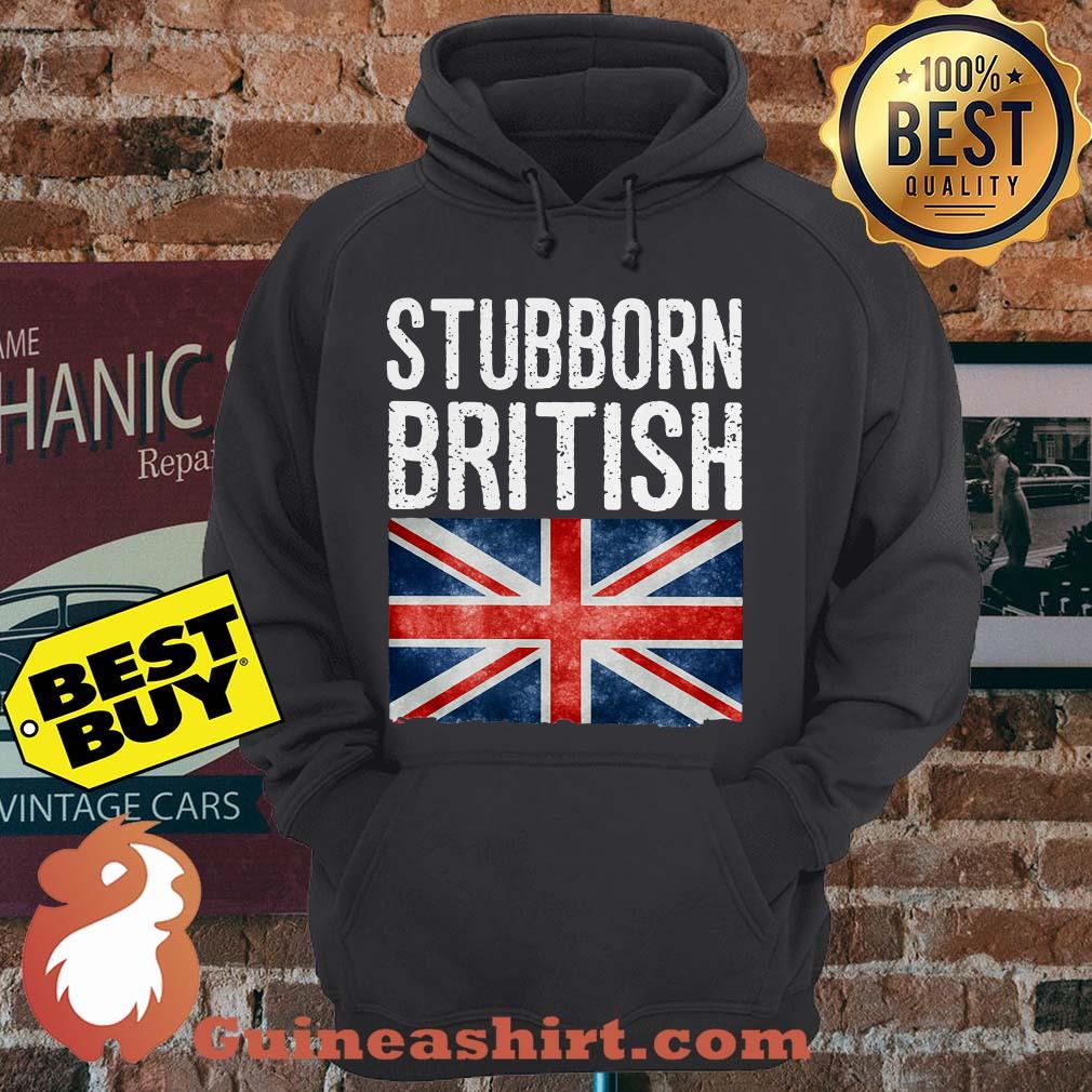 Stubborn British Union Jack Flag hoodie