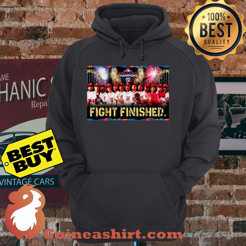 Washington Nationals 2019 World Series Champions Fight Finished Logo hoodie
