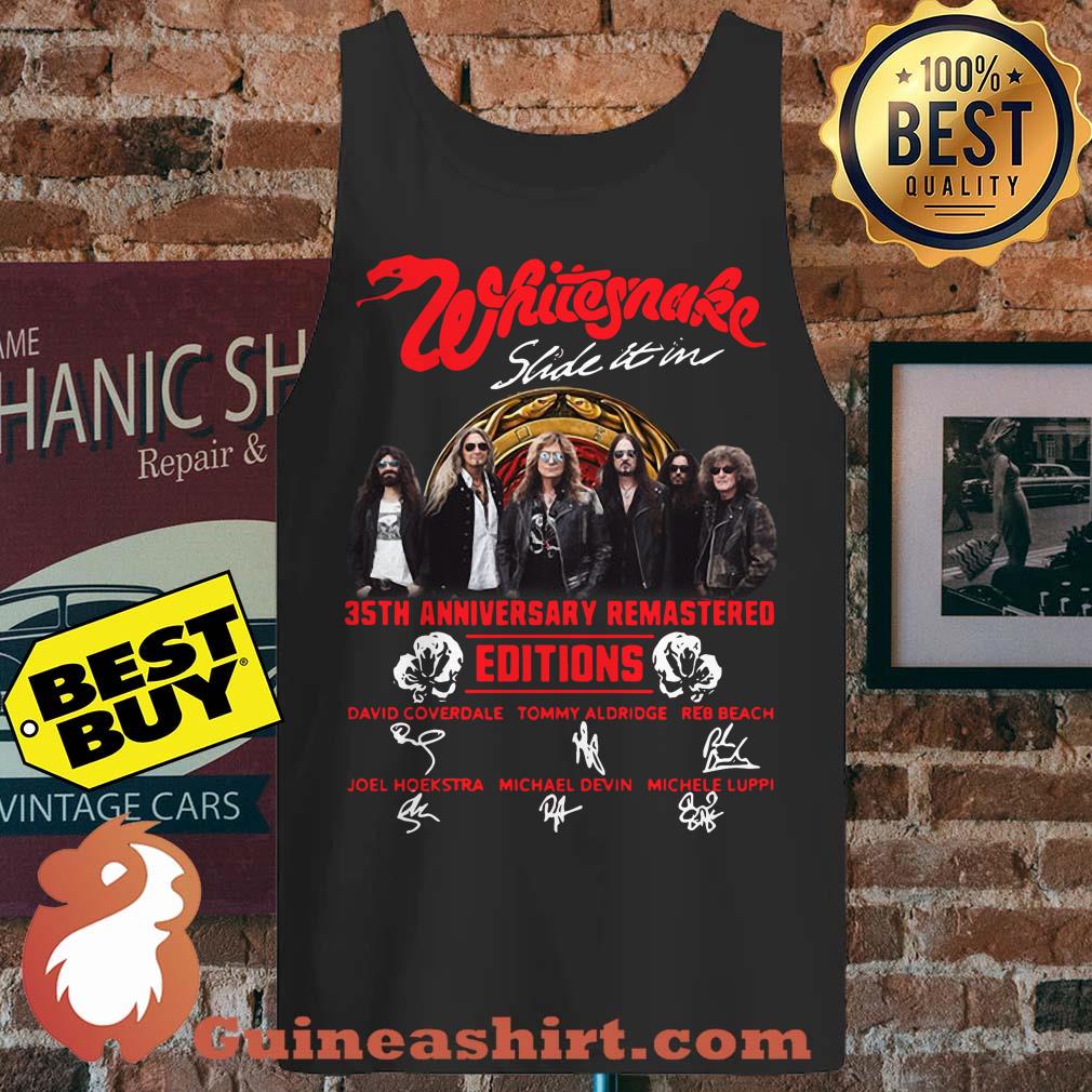 Whitesnake Slide It In 35th Anniversary Remastered Editions Signature tank top
