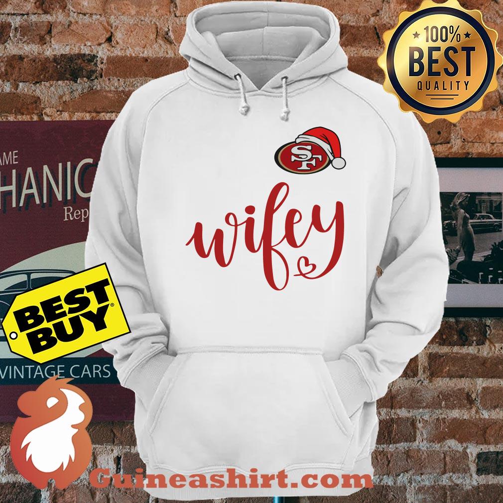 Wifey Christmas San Francisco 49ers Logo hoodie