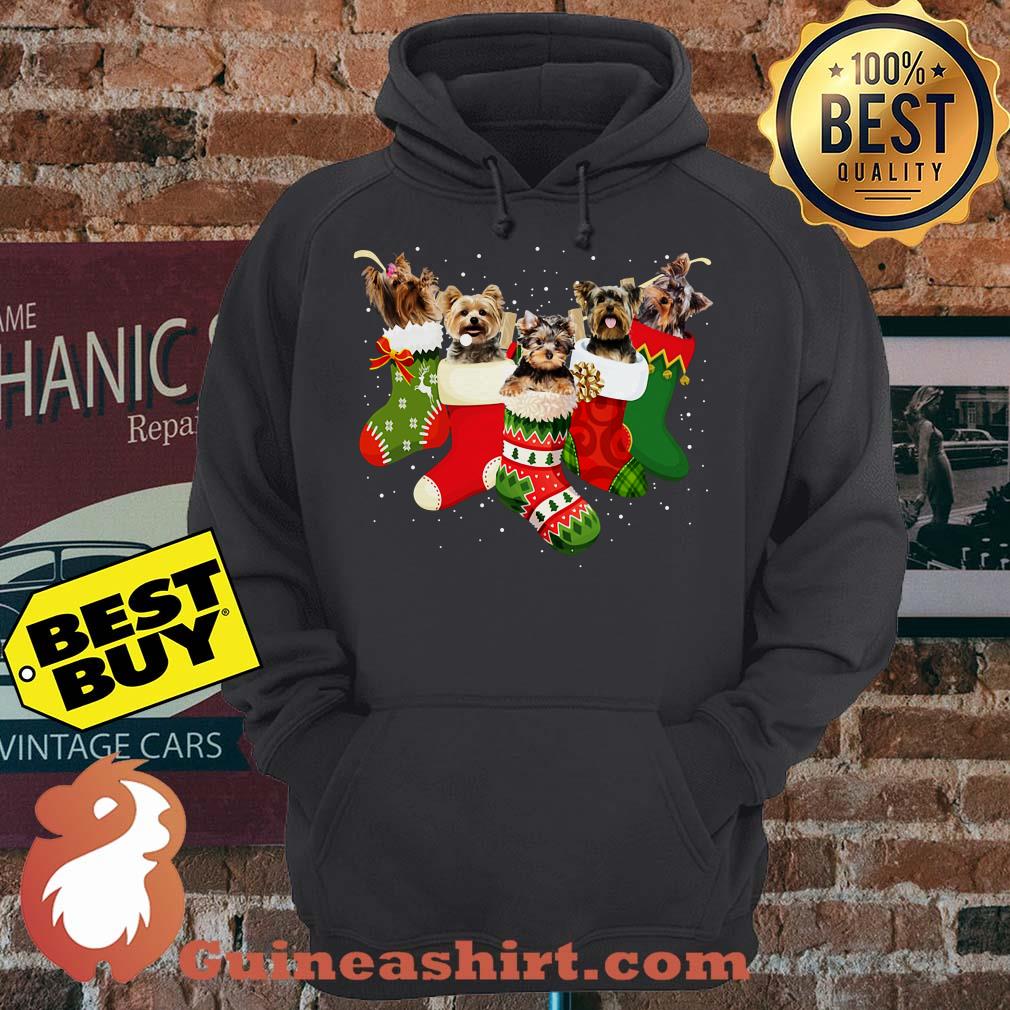 Official Yorkie Christmas Socks hoodie