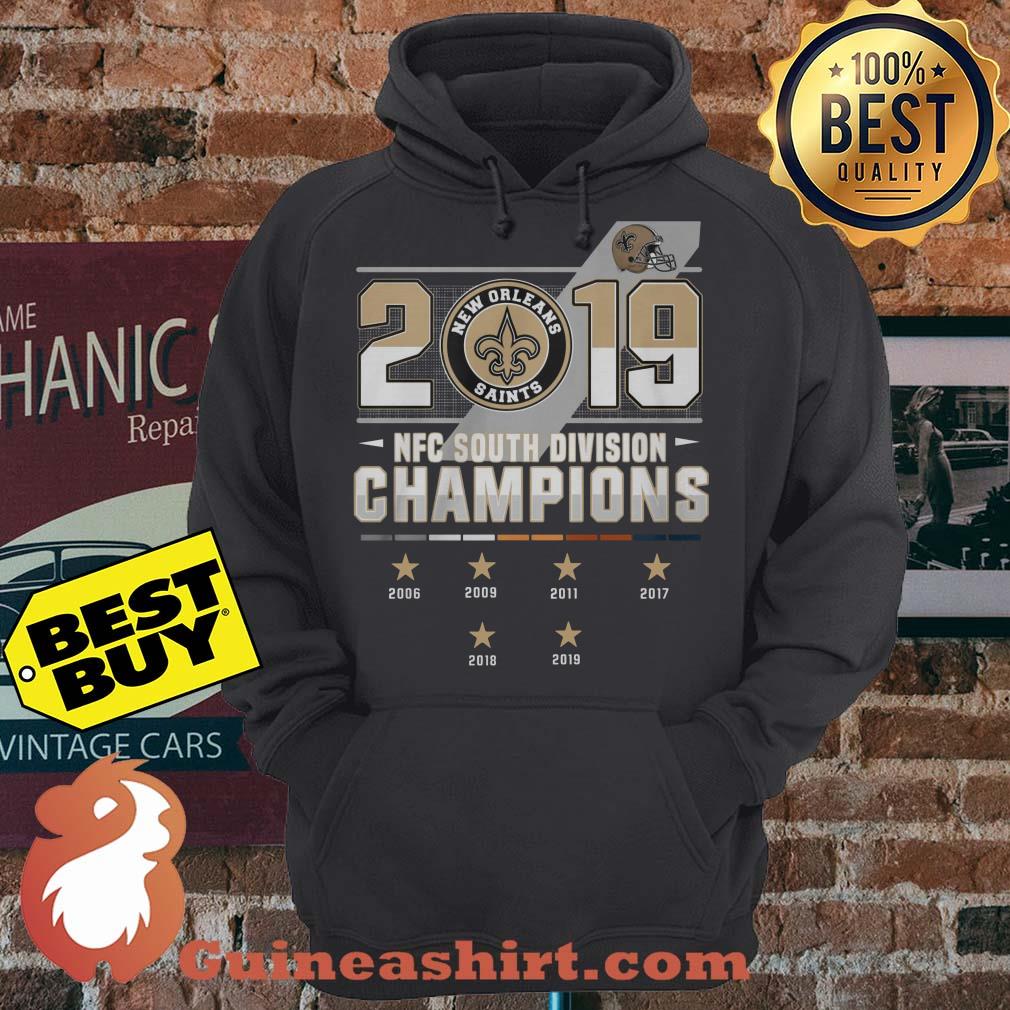 2019 New Orleans Saints NFC South Division Champions hoodie sweater